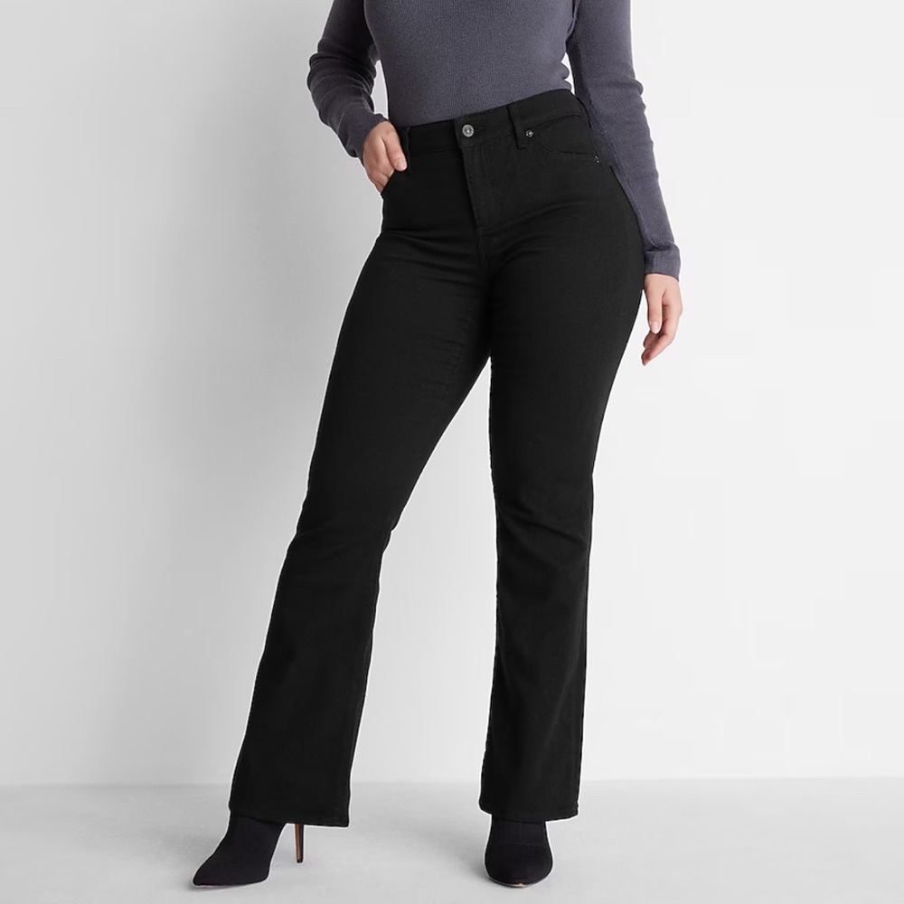 Brand New Express Jeans Black Size 2 Short